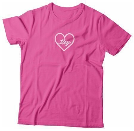 Love Heart | Hey | Valentine | Short-Sleeve Unisex t-shirt