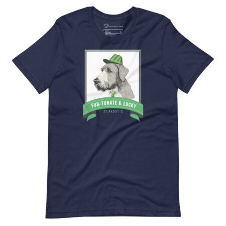 Lucky Irish | Wolfhound Dog | St. Patrick’s | Unisex T-shirt