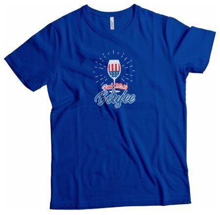 Independence Day 4th July “RED WHITE & BOUJEE” Unisex Cotton Tee