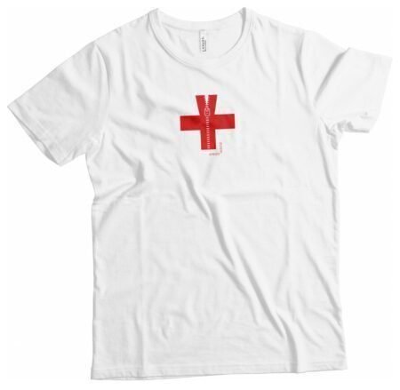 Swiss Cross | Zip Design | Unisex T-shirt