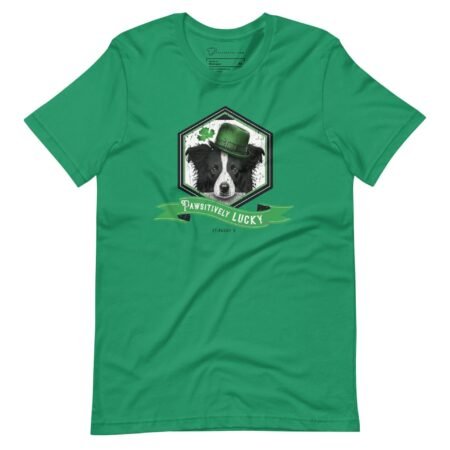Pawitively Lucky | St. Patrick’s Day | Border Collie Tee