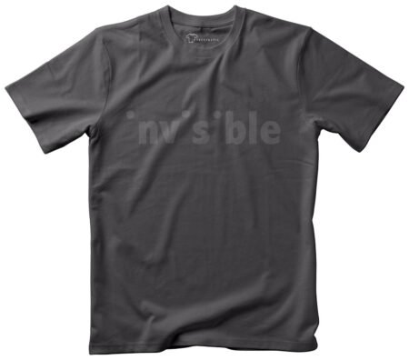 Invisible Unisex Heavy Cotton Tee