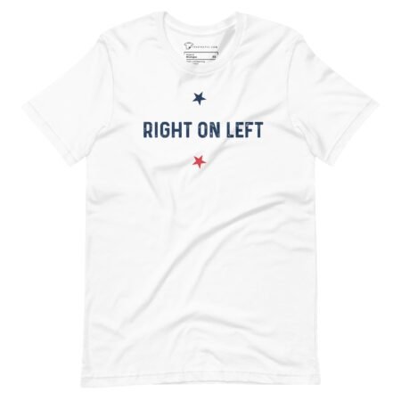 Democrat Right on Left | Election 2024 | Unisex Heavy Cotton Tee