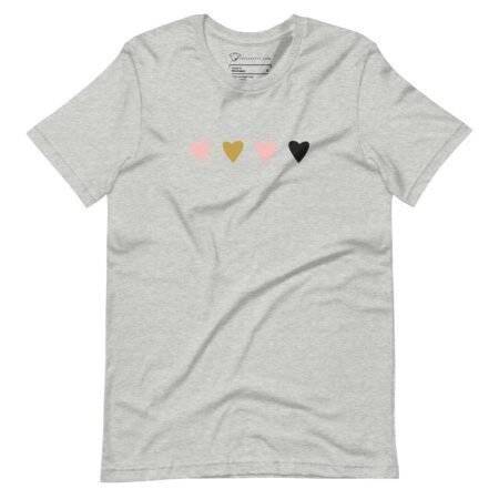 Four Hearts Love | Unisex Heavy Cotton Tee