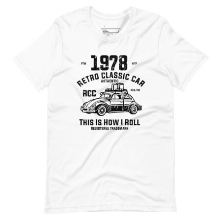 Classic Car VW | I Roll | Unisex Heavy Cotton Tee